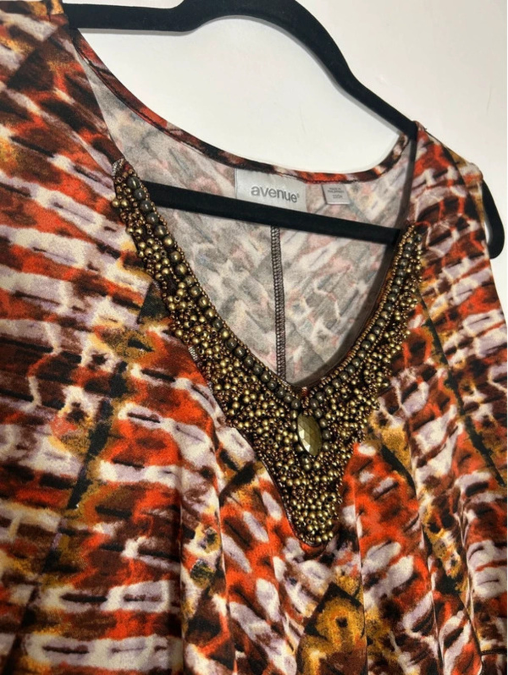 Y2K Beaded Boho Ruffle Babydoll Dress Top